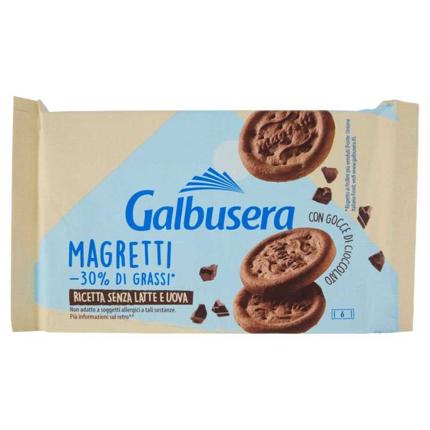 Galbusera печенье Magretti с шоколадной крошкой, 260 г