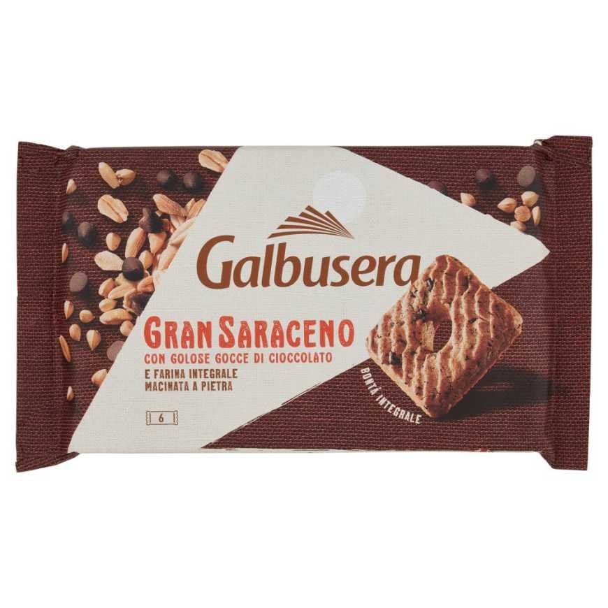 Galbusera песочное печенье Gran Saraceno из гречневой муки, 260 г