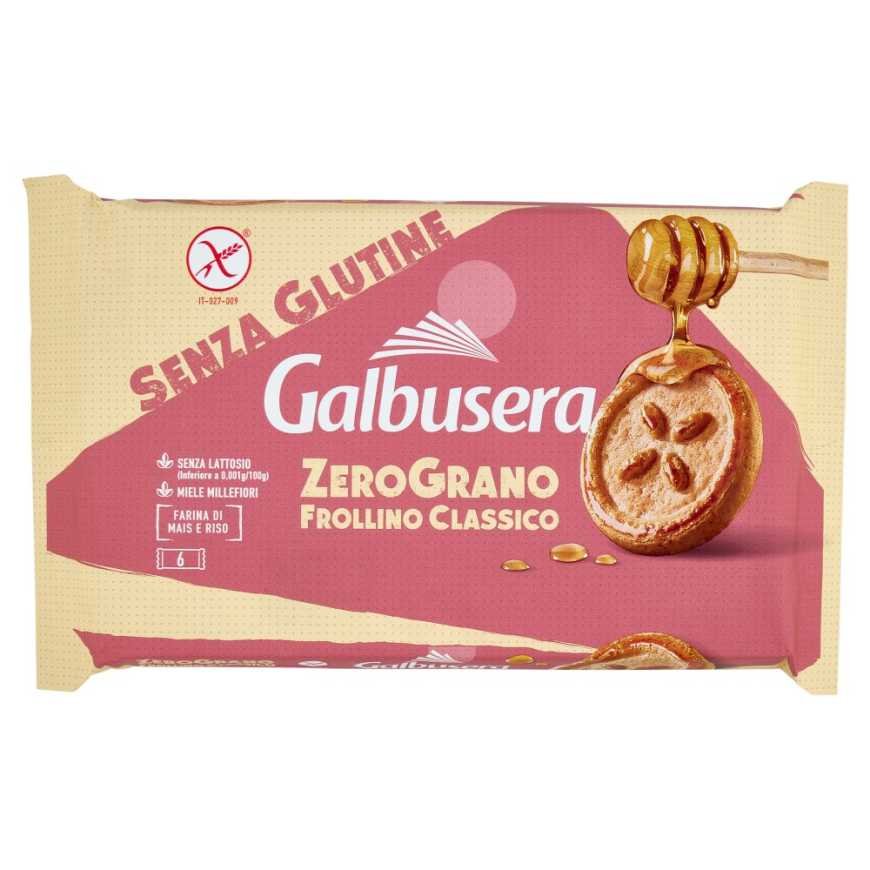 Galbusera Zerograno honey shortbread cookies, 220 g