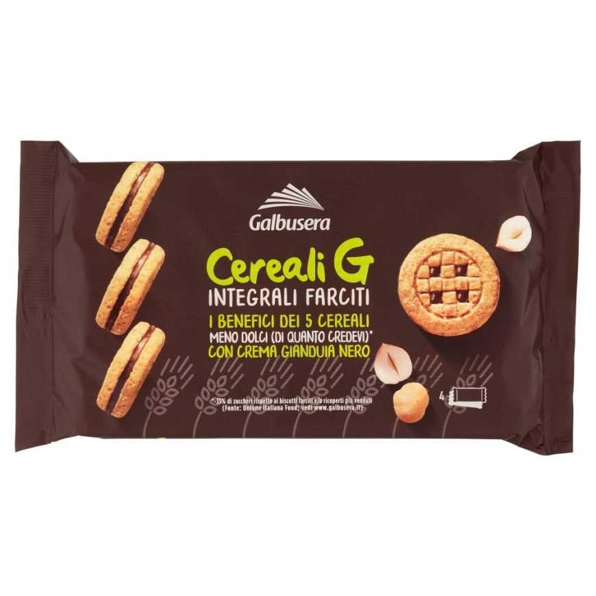 Galbusera Più Integrali filled biscuits, 160 g