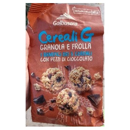 Galbusera печенье Cereali G гранола и шоколад, 300 г