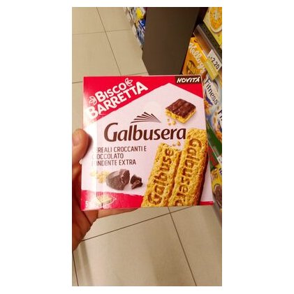 Galbusera Biscobarretta злаковый батончик с шоколадом, 230 г