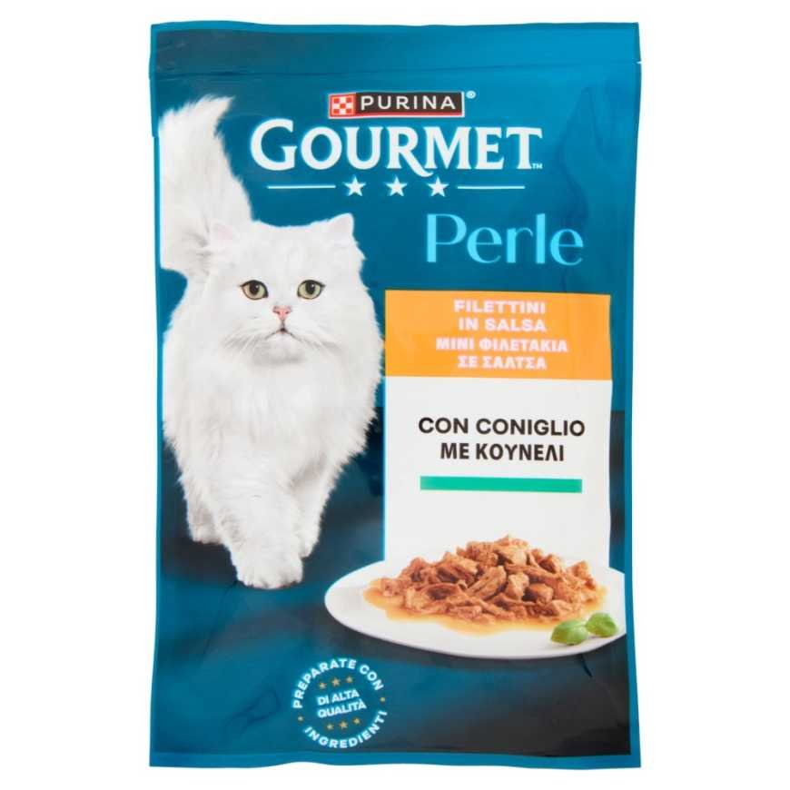 Purina Gourmet Perle мини-филе в соусе с кроликом, 85 г
