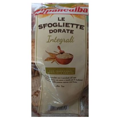 Panealba цельнозерновые хрустящие хлебцы Sfogliette Integrali, 180 г