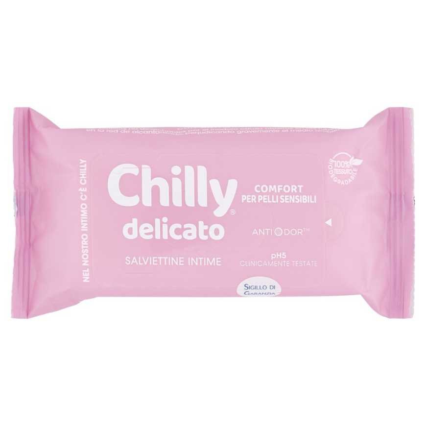 Chilly влажные салфетки Деликатные, 12 шт.