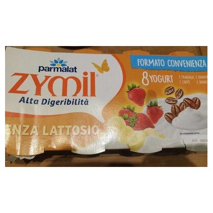 Zymil lactose-free assorted yogurt, 8x125 g
