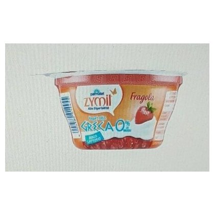 Parmalat греческий йогурт без лактозы 0% клубника Zymil, 150 г
