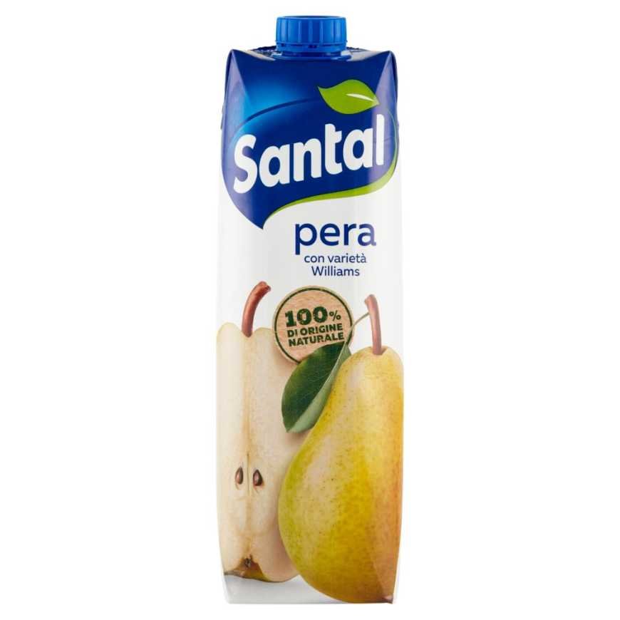 Santal Pera Polposi грушевый нектар с мякотью, 1 л