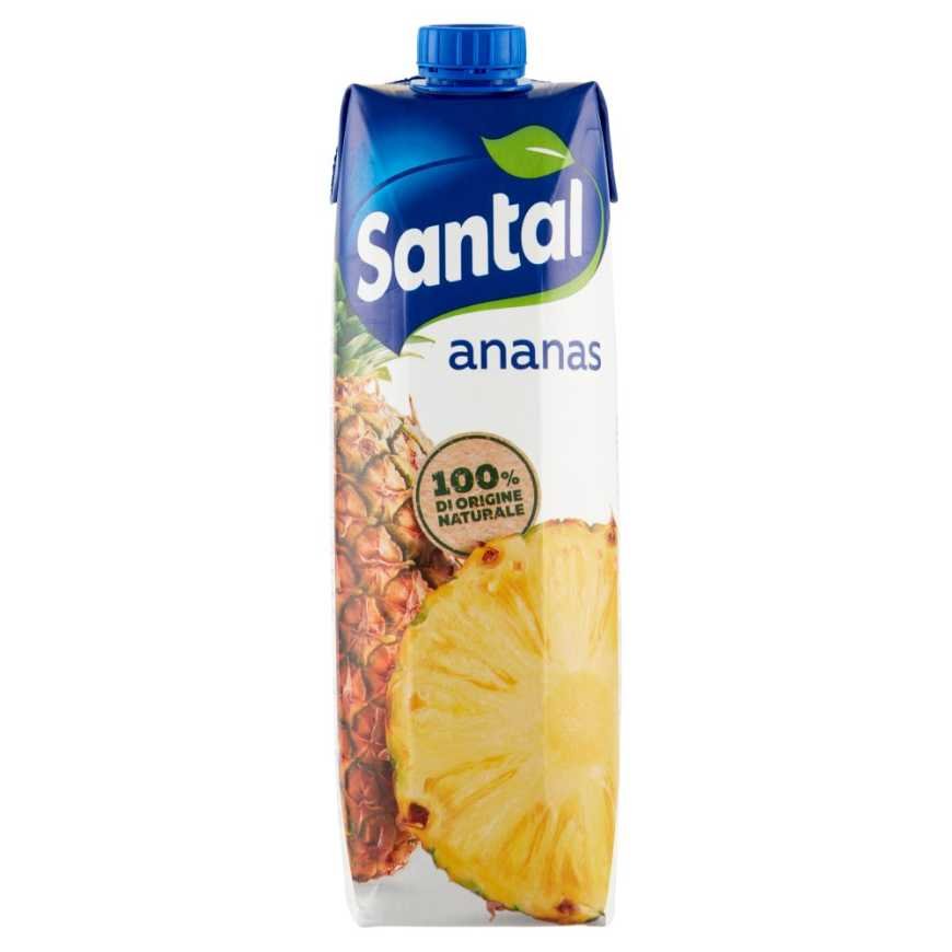 Santal Ananas ананасовый сок, 1 л