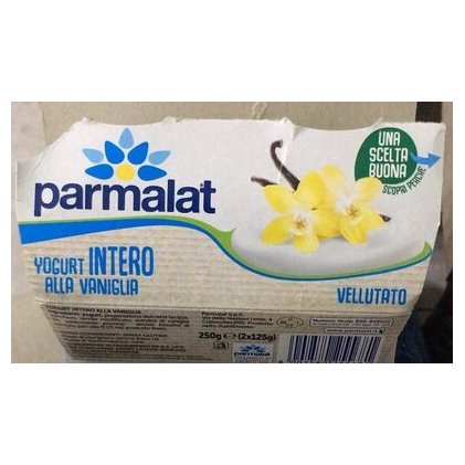 Parmalat vanilla yogurt, 2x125 g