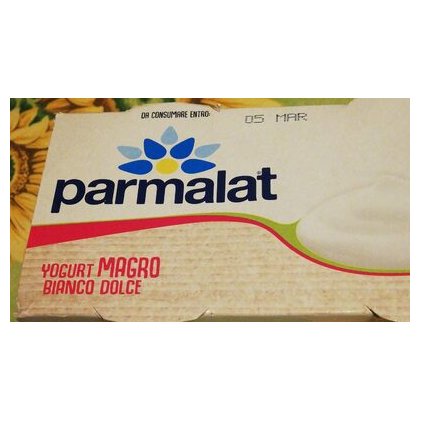 Parmalat white 0.1% yogurt, 2x125 g