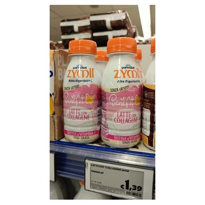 Parmalat Zymil молоко с коллагеном, 250 мл