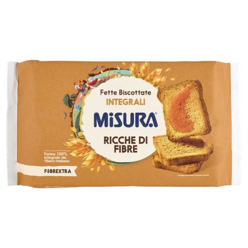 Misura Fibrextra rusks with wheat and oat fiber, 320 g
