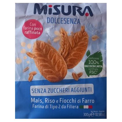 Misura печенье Dolcesenza зерновое, 300 г