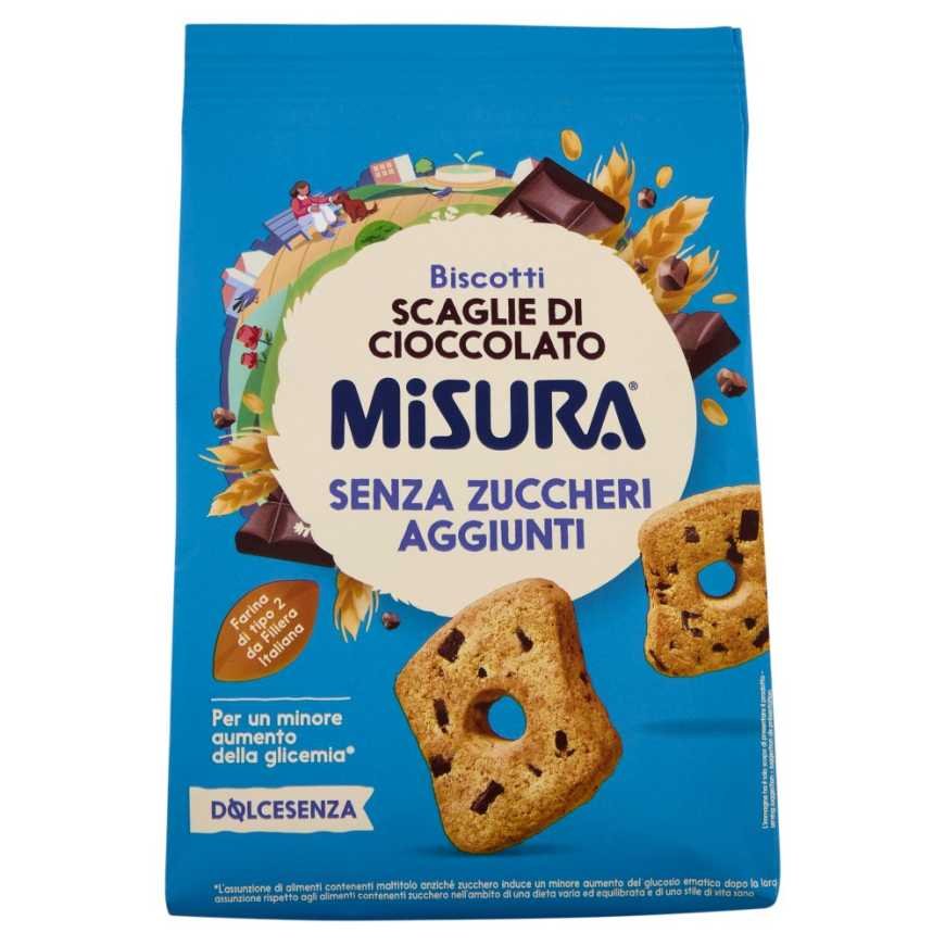 Misura печенье Dolcesenza с шоколадной крошкой, 290 г