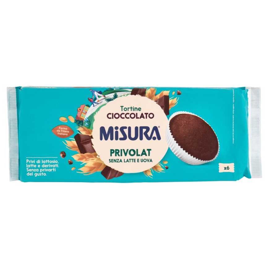Misura Privolat мини-торты с шоколадом, 6 шт., 240 г