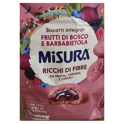 Misura цельнозерновое печенье с лесными ягодами, 260 г