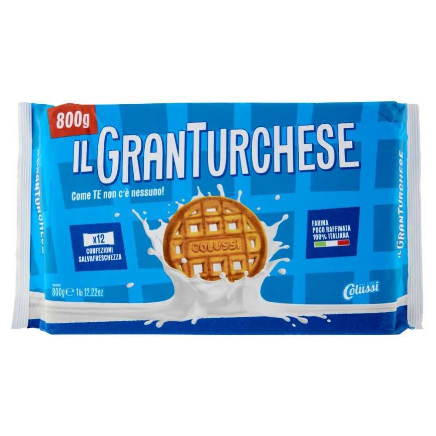 Colussi печенье Gran Turchese без пальмового масла, 800 г