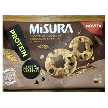 Misura печенье Protein с шоколадными капельками и овсом, 260 г