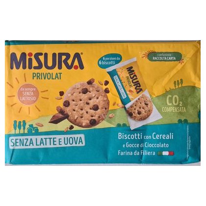 Misura печенье Privolat с злаками и шоколадными капельками, 280 г