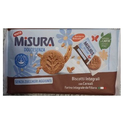 Misura печенье Dolcesenza цельнозерновое со злаками, 280 г