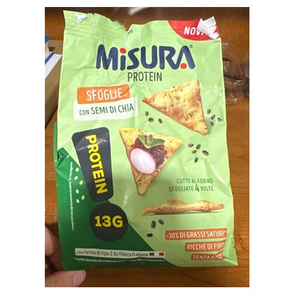 Misura Sfoglie Protein протеиновые крекеры с семенами, 170 г