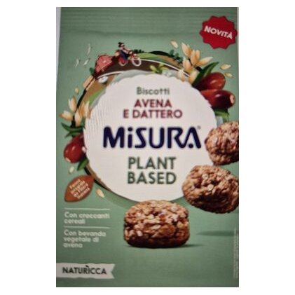 Misura печенье растительное с овсом и финиками, 260 г
