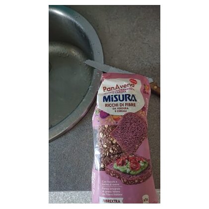 Misura мягкий хлеб PanAvena с овсяной мукой и волокнами фиолетовой моркови, 400 г