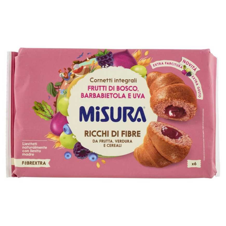 Misura Fibrextra круассаны с лесной ягодой, свеклой и виноградом, 308 г