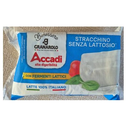 Granarolo Accadì мягкий сыр Страккино без лактозы, 160 г