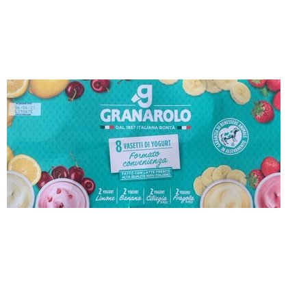 Granarolo йогурт мультипак, 8х125 г