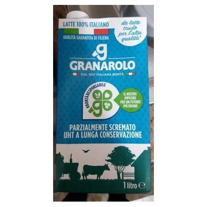 Granarolo ультрапастеризованное полужирное молоко 100% итальянское, 1 л