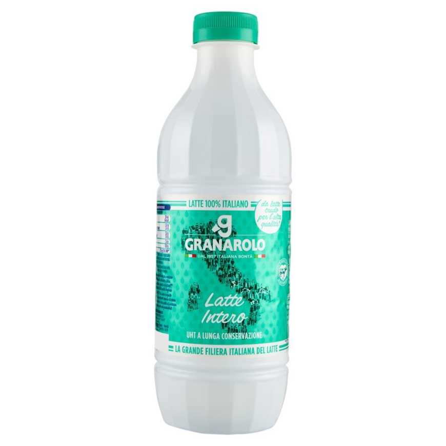 Granarolo Молоко высокое качество цельное в бутылке, 1 л