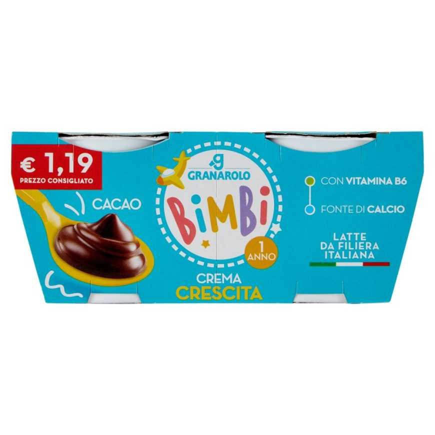 Granarolo Crema Crescita шоколадный крем, 2 × 100 мл