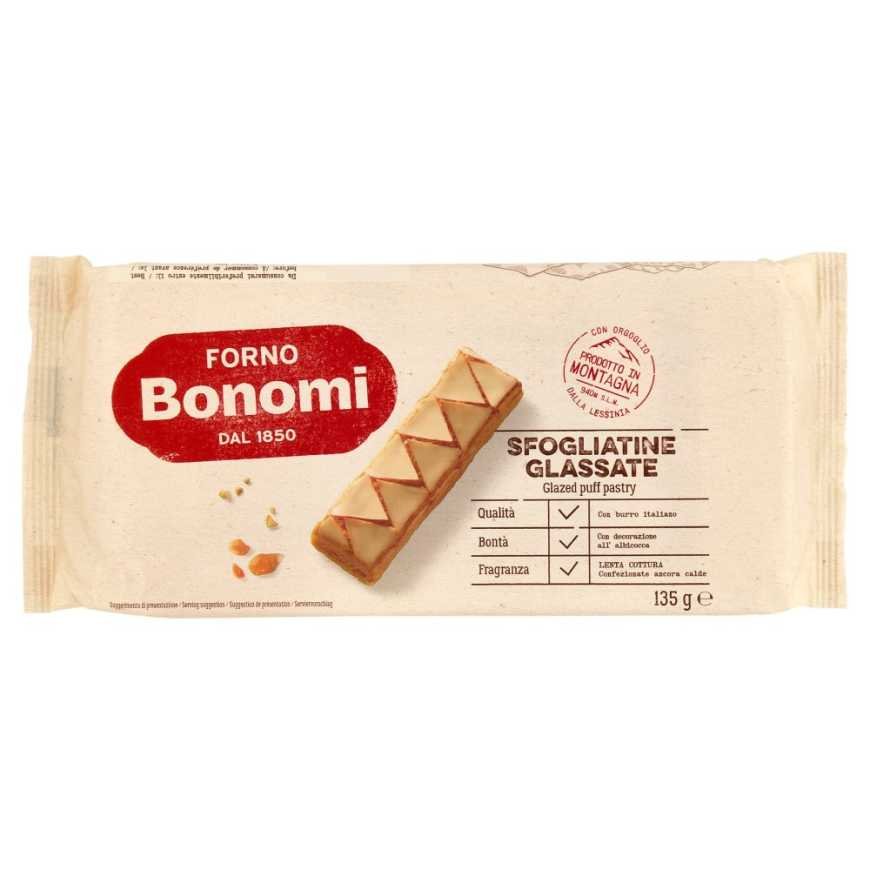 Forno Bonomi Глазированное слоеное печенье, 135 г