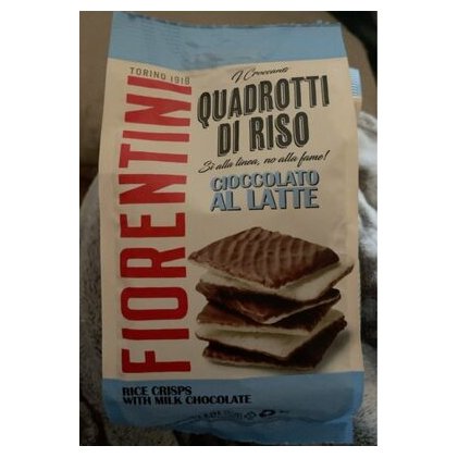 Fiorentini рисовые мини-хлебцы в молочном шоколаде, 80 г