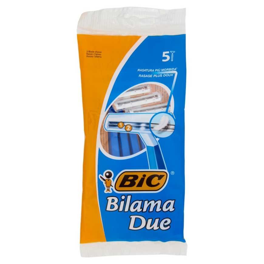 Bic twin-blade disposable razors, 5 pcs