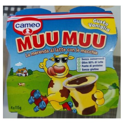 Cameo Muu Muu десерт ваниль, 4х115 г