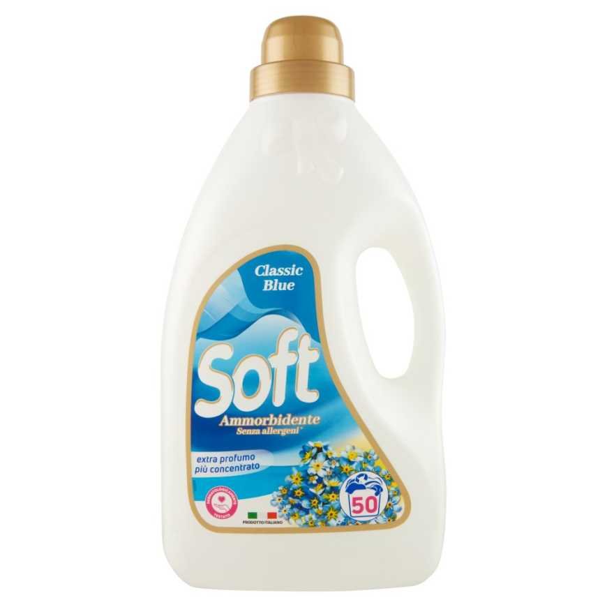 Soft кондиционер для белья Classic Blue, 50 стирок, 3 л