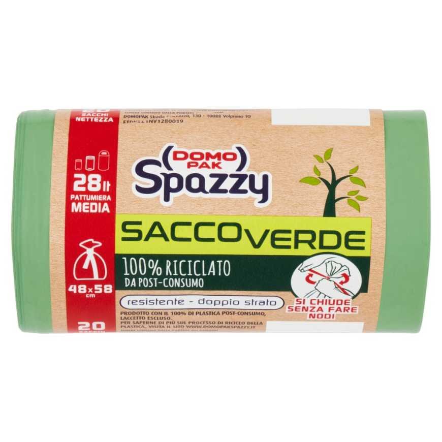 Domopak Spazzy эко-мешок для мусора, 28 л