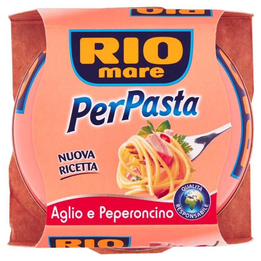 Rio Mare PerPasta тунец с чесноком и перцем чили, 160 г