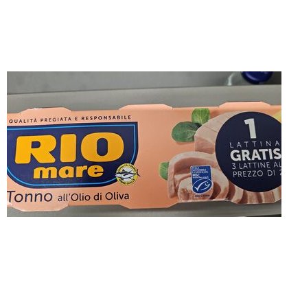 Rio Mare тунец в оливковом масле, 3х120 г