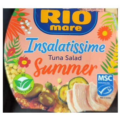 Rio Mare салат с тунцом Insalatissime Summer, 160 г