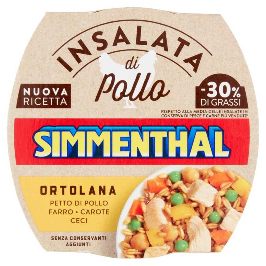 Simmenthal салат из курицы по-огородному Ortolana, 160 г