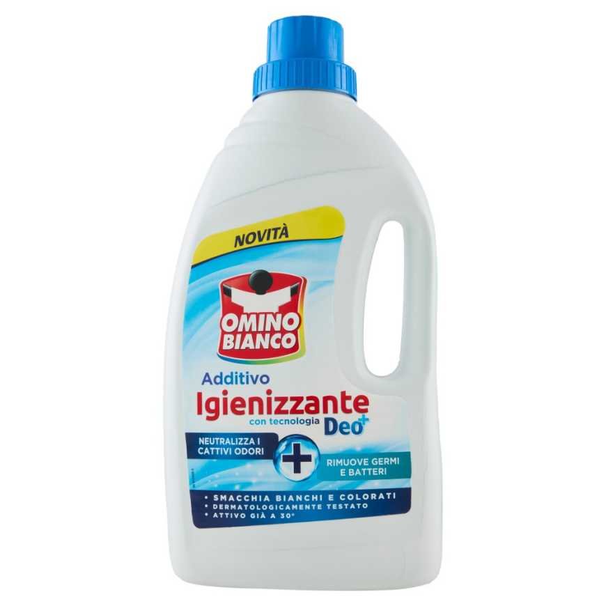 Omino Bianco Sanitizing laundry additive with Deo+ technology, 900 ml