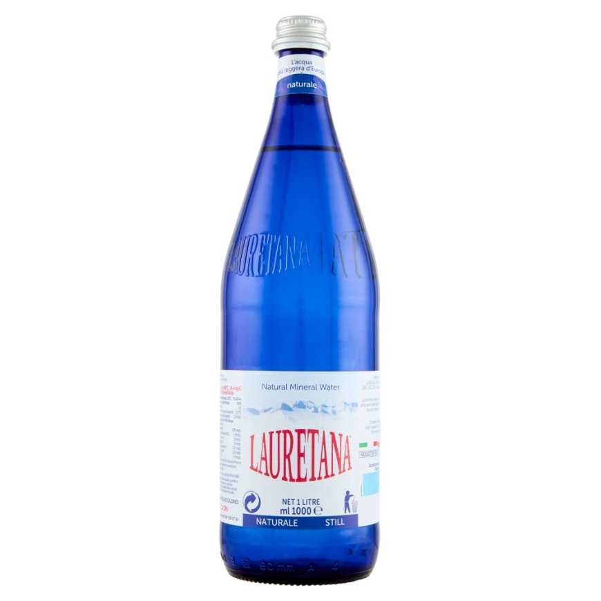 Lauretana Acqua Naturale Vetro still water glass, 1 l