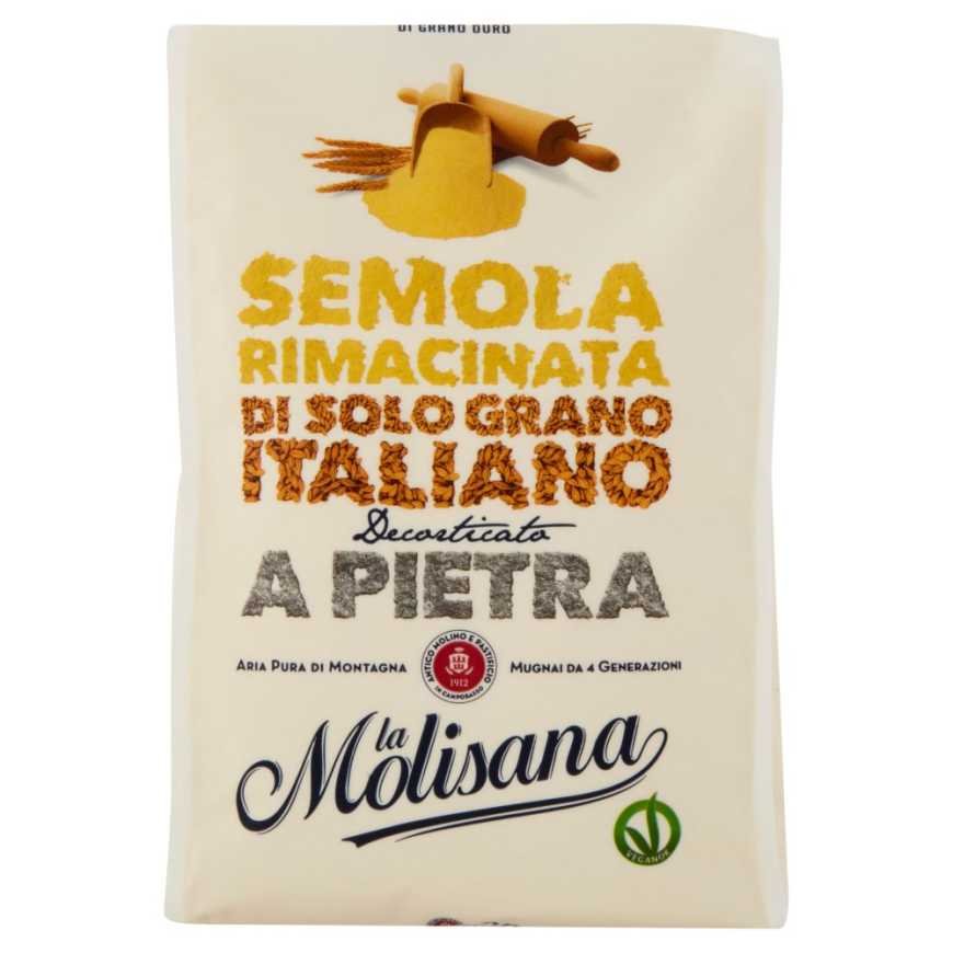 La Molisana remilled durum wheat semolina stone-dehusked, 1 kg