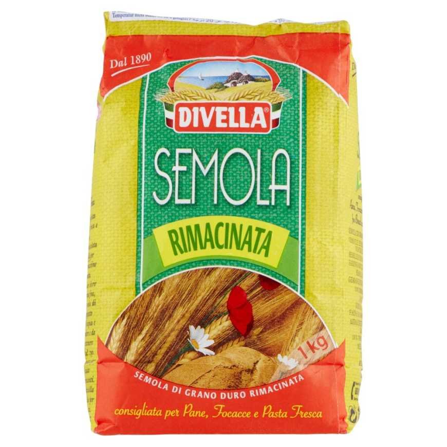 Divella Манная крупа из твердых сортов пшеницы мелкого помола, 1 кг