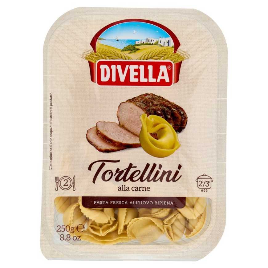 Divella Тортеллини с мясом, 250 г