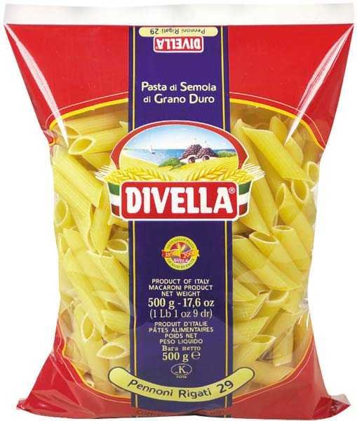 Divella Пеннони Ригати n.29, 500 г